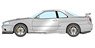 Nissan Skyline GT-R (BNR34) V-spec II 2000 Athlete Silver (Diecast Car)