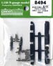 [ 8494 ] Power Bogie Frame & Under Floor Parts Set A-11 (FS516 + 4158BM) (for 1-Car) (Model Train)