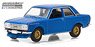 Tokyo Torque Series 2 - 1968 Datsun 510 Street Racer - Blue with Gold Wheels (Diecast Car)