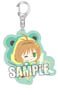 Chipicco Cardcaptor Sakura -Clear Card- Acrylic Key Ring [Sakura Frog Ver.] (Anime Toy)