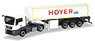 (HO) MAN TGS L Euro 6c Fuel Tank Semitrailer `Hoyer LNG` (Model Train)
