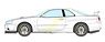 Nissan Skyline GT-R (BNR34) M-spec Nur 2002 White Perl (Diecast Car)