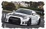 LB Works GT-R Type 2 2017 Perl White (Diecast Car)