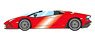 Lamborghini Aventador S Roadster 2017 -Center lock wheel Ver.- パールレッド (ミニカー)