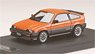 Honda Ballade Sport CR-X Si (AS) with Mugen CF-48 Wheel Orange (Custom Color Ver.) (Diecast Car)