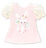 PNS Sugar Dream Puff Sleeve T-shirt by MAKI (Pastel Pink) (Fashion Doll)