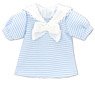 PNS Osatou Sailor Blouse (Pastel Blue x White) (Fashion Doll)