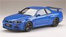 Nissan Skyline GT-R V Spec 1999 (BNR34) Nismo Custom Ver. Bayside Blue (M) (Diecast Car)