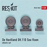 DeHavilland DH.110 Sea Vixen wheels set (Plastic model)