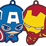 Marvel/Avengers Chara Rubber Mascot 2 (Set of 10) (Anime Toy)