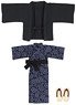 Onsen Yukata Set (Dark Navy) (Fashion Doll)