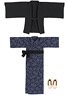 PNS Onsen Yukata Set (Dark Navy) (Fashion Doll)