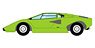 Lamborghini Countach LP400 1974 Lime Green (Diecast Car)