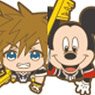 Kingdom Hearts Ride Rubber Clip (Set of 8) (Anime Toy)