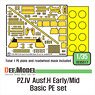 German Pz.IV Ausf.H Early/Mid Basic PE Set (for Academy, General) (Plastic model)