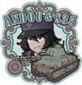 Travel Sticker Girls und Panzer das Finale (8) Andou (Anime Toy)