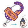 [Yurucamp] Acrylic Carabiner w/Minimal Icon Charm Rin Shima (Anime Toy)