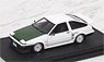 Toyota Sprinter Trueno (AE86) 3Door TK-Street Ver.2 White (Diecast Car)