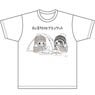 [Yurucamp] Scene Picture Deformed T-shirt Secret Society Blanket Design White XL (Anime Toy)