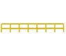 Risk Protection Fence (Yellow, 10 pieces) (Model Train)
