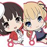 Saekano: How to Raise a Boring Girlfriend Flat Tsunagarun Trading Rubber Strap (Set of 6) (Anime Toy)