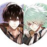 [Collar x Malice] Heart Shaped Glitter Acrylic Badge (Set of 6) (Anime Toy)