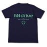Gundam00 GN Drive T-shirt Navy S (Anime Toy)