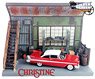 Christine ダーネル ガレージ ジオラマ + 1958 プリムス フューリー セット (ミニカー)