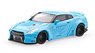 LB Works Nissan GT-R (R35) Light Blue - RHD (Diecast Car)