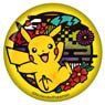 Pokemon Kirie Series Japanese Paper Style Can Badge Pikachu B (Anime Toy)