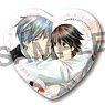 Junjo Romantica: Pure Romance Heart Shape Can Badge A (Anime Toy)