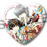 Junjo Romantica: Pure Romance Heart Shape Can Badge D (Anime Toy)