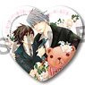 Junjo Romantica: Pure Romance Heart Shape Can Badge I (Anime Toy)
