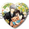 Junjo Romantica: Pure Romance Heart Shape Can Badge J (Anime Toy)