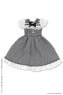 Sweet Gingham One-piece Dress (Black Checks) (Fashion Doll)