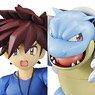 G.E.M. Series Pokemon Shigeru & Blastoise (PVC Figure)