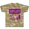 [Yurucamp] Camouflage T-shirt Beige Camouflage S (Anime Toy)