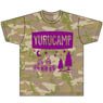 [Yurucamp] Camouflage T-shirt Beige Camouflage L (Anime Toy)