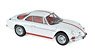 アルピーヌ ルノー A110 1600S 1971 White Red Stripping (ミニカー)