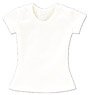 AZO2 Simple T-shirt (White) (Fashion Doll)