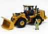 Cat 972M Wheel Loader w/Common Labor Figure (Diecast Car)