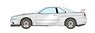 Nissan Skyline GT-R (BNR34) V-spec II 2000 Sparkling Silver (Diecast Car)