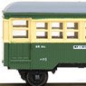 Choshi Electric Railway HAFU1/HAFU2 Passenger Car Set (Late 1950`s Ver./Color:Green x Cream) (2-Car Set) (Model Train)