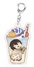 Charappuccino Bungo Stray Dogs Vol.2 Acrylic Key Ring Nakajima & Dazai (Anime Toy)