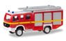 (N) Mercedes-Benz Atego HLF 20 `Fire Department`, Decorated (N-MB Atego HLF 1:160) (Model Train)