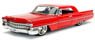 Bigtime Kustoms 1963 Cadilllac Red (Diecast Car)
