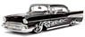 Bigtime Kustoms 1957 Chevrolet Belair Black (Diecast Car)