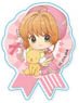 Gyugyutto Acrylic Badge Cardcaptor Sakura: Clear Card/Sakura Kinomoto Battle Costume [1] (Anime Toy)