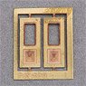 Gangway Door I for J.N.R. Oldtimer Electric Car (for End Panel Side, 2 Pieces) (Model Train)