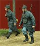 WWI Belgian Ingantry Walking 1914-1915 (2 Figures) (Plastic model)